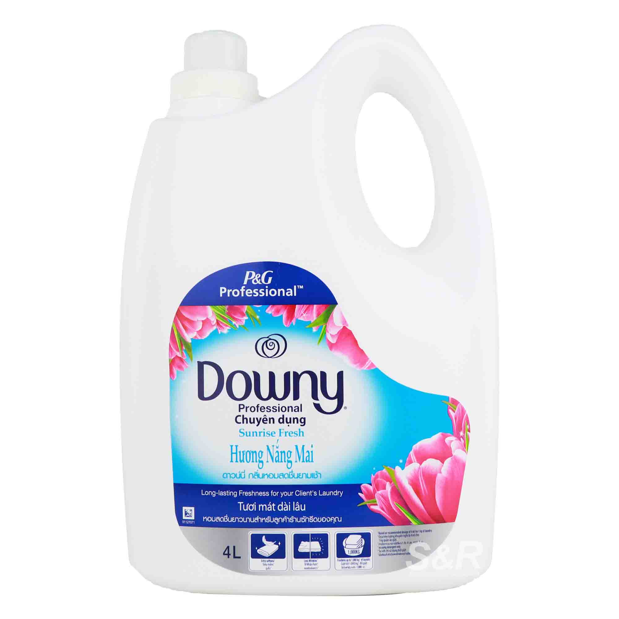 Downy Sunrise Fresh Fabric Softener 4L Downy Sunrise Fresh Fabric Softener 4L